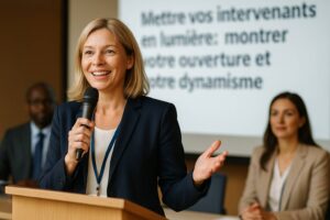 Mettre vos intervenants en lumière : montrer votre ouverture et votre dynamisme