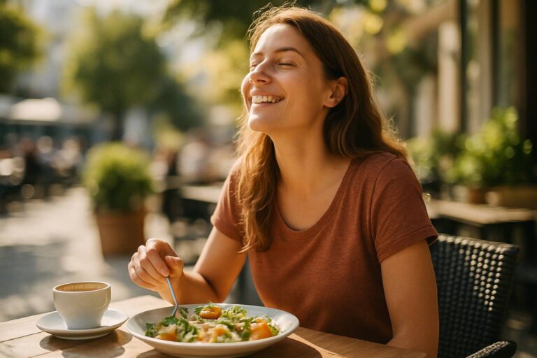 Déjeuner en terrasse : goûter à la liberté et au plaisir du soleil