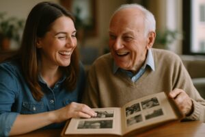 Histoires et sourires retrouvés : témoignages d’ateliers de réminiscence en maison de retraite