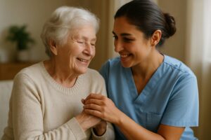 Petits gestes, grands effets : l’impact d’une présence authentique lors des soins quotidiens