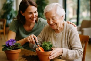 Jardinage intérieur : cultiver le bien-être au cœur de l’ehpad