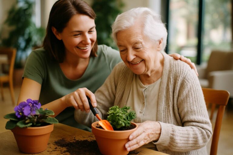 Jardinage intérieur : cultiver le bien-être au cœur de l’ehpad